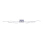 Preview: JUST LIGHT WAVE LED Deckenleuchte Warmweiss 29,5W 3-fach stahl 15167-55