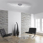 Preview: JUST LIGHT WAVE LED Deckenleuchte Warmweiss 29,5W 3-fach stahl 15167-55