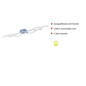Preview: JUST LIGHT WAVE LED Deckenleuchte Warmweiss 29,5W 3-fach stahl 15167-55