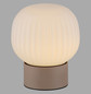 Preview: JUST LIGHT NAMI LED Tischleuchte Warmweiss Dimmbar 5W sand 15175-39