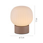 Preview: JUST LIGHT NAMI LED Tischleuchte Warmweiss Dimmbar 5W sand 15175-39