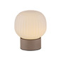 Preview: JUST LIGHT NAMI LED Tischleuchte Warmweiss Dimmbar 5W sand 15175-39