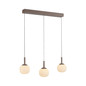 Preview: JUST LIGHT NAMI LED Pendelleuchte Warmweiss Dimmbar 15W 3-fach sand 15177-39