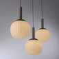 Preview: JUST LIGHT NAMI LED Pendelleuchte Warmweiss Dimmbar 15W 3-fach sand 15177-39