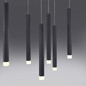 Preview: JUST LIGHT BRUNO LED Pendelleuchte Warmweiss 48W 10-fach schwarz 15206-18