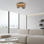 Preview: JUST LIGHT GERDA STIKA Deckenleuchte G9 max. 5W 2-fach Holz-natur 15208-79
