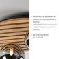 Preview: JUST LIGHT GERDA STIKA Deckenleuchte G9 max. 5W 2-fach Holz-natur 15208-79