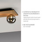 Preview: JUST LIGHT GERDA STIKA Deckenleuchte G9 max. 5W 4-fach Holz-natur 15209-79