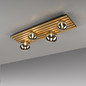 Preview: JUST LIGHT GERDA STIKA Deckenleuchte G9 max. 5W 4-fach Holz-natur 15209-79