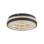Preview: JUST LIGHT HANNI LED Deckenleuchte Warmweiss 20W schwarz 15217-18