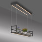 Preview: JUST LIGHT SONTURA LED Pendelleuchte Warmweiss 35W 2-fach schwarz 15248-18