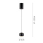 Preview: JUST LIGHT BALLINI LED Pendelleuchte Warmweiss 5,2W schwarz 15260-18