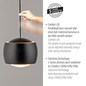 Preview: JUST LIGHT BALLINI LED Pendelleuchte Warmweiss Dimmbar 15,6W 3-fach schwarz 15261-18