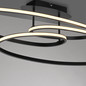 Preview: JUST LIGHT LUMACA LED Deckenleuchte Warmweiss 33W schwarz 15321-18