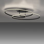 Preview: JUST LIGHT LUMACA LED Deckenleuchte Warmweiss 33W schwarz 15321-18