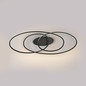 Preview: JUST LIGHT LUMACA LED Deckenleuchte Warmweiss 33W schwarz 15321-18