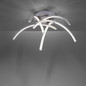 Preview: JUST LIGHT VALERIE LED Deckenleuchte Warmweiss 18,5W 5-fach stahl 15340-55