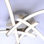Preview: JUST LIGHT VALERIE LED Deckenleuchte Warmweiss 18,5W 5-fach stahl 15340-55
