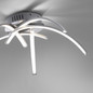 Preview: JUST LIGHT VALERIE LED Deckenleuchte Warmweiss 18,5W 5-fach stahl 15340-55