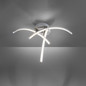 Preview: JUST LIGHT VALERIE LED Deckenleuchte Warmweiss 10,2W 3-fach stahl 15341-55