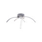 Preview: JUST LIGHT VALERIE LED Deckenleuchte Warmweiss 10,2W 3-fach stahl 15341-55