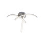 Preview: JUST LIGHT VALERIE LED Deckenleuchte Warmweiss 10,2W 3-fach stahl 15341-55