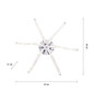 Preview: JUST LIGHT VALERIE LED Deckenleuchte Warmweiss 27W 6-fach chrom 15342-17
