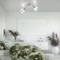 Preview: JUST LIGHT ACCOR Deckenleuchte E14 max. 25W 2-fach chrom 15372-17