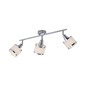 Preview: JUST LIGHT ACCOR Deckenleuchte E14 max. 25W 3-fach chrom 15373-17