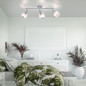Preview: JUST LIGHT ACCOR Deckenleuchte E14 max. 25W 3-fach chrom 15373-17
