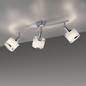 Preview: JUST LIGHT ACCOR Deckenleuchte E14 max. 25W 3-fach chrom 15373-17
