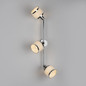 Preview: JUST LIGHT ACCOR Deckenleuchte E14 max. 25W 3-fach chrom 15373-17