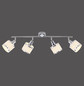 Preview: JUST LIGHT ACCOR Deckenleuchte E14 max. 25W 4-fach chrom 15374-17
