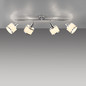 Preview: JUST LIGHT ACCOR Deckenleuchte E14 max. 25W 4-fach chrom 15374-17