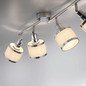 Preview: JUST LIGHT ACCOR Deckenleuchte E14 max. 25W 4-fach chrom 15374-17