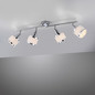 Preview: JUST LIGHT ACCOR Deckenleuchte E14 max. 25W 4-fach chrom 15374-17