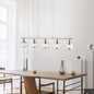 Preview: JUST LIGHT ACCOR Pendelleuchte E14 max. 25W 5-fach chrom 15375-17