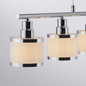 Preview: JUST LIGHT ACCOR Pendelleuchte E14 max. 25W 5-fach chrom 15375-17