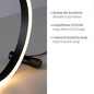Preview: JUST LIGHT RITUS LED Tischleuchte Warmweiss Dimmbar 11,5W anthrazit 15390-13