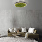 Preview: JUST LIGHT GERDA RITUS LED Deckenleuchte Warmweiss Dimmbar 20W moos 15391-66