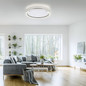 Preview: JUST LIGHT RITUS LED Deckenleuchte Warmweiss Dimmbar 28W aluminium 15392-95