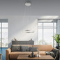 Preview: JUST LIGHT RITUS LED Pendelleuchte Warmweiss Dimmbar 20W aluminium 15393-95