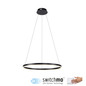 Preview: JUST LIGHT RITUS LED Pendelleuchte Warmweiss Dimmbar 28W anthrazit 15394-13