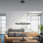Preview: JUST LIGHT RITUS LED Pendelleuchte Warmweiss Dimmbar 28W anthrazit 15394-13