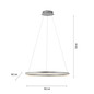 Preview: JUST LIGHT RITUS LED Pendelleuchte Warmweiss Dimmbar 28W aluminium 15394-95