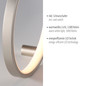 Preview: JUST LIGHT MINI RITUS LED Tischleuchte Warmweiss 10,5W silber 15395-21