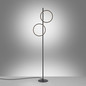 Preview: JUST LIGHT MINI RITUS LED Stehleuchte Warmweiss 21W 2-fach schwarz 15396-18