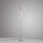 Preview: JUST LIGHT MINI RITUS LED Stehleuchte Warmweiss 21W 2-fach silber 15396-21