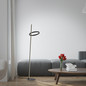 Preview: JUST LIGHT RITUS LED Stehleuchte Warmweiss Dimmbar 19,5W 2-fach schwarz 15397-18