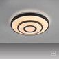 Preview: JUST LIGHT TURANUS LED Deckenleuchte Warmweiss 17W schwarz 15454-18